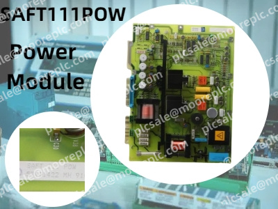 Reliable power supply for critical systems: ABB SAFT111POW power module