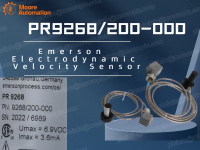 Emerson PR9268/200-000 electric speed sensor: injecting intelligent kinetic energy into equipment health management