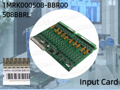 ABB 1MRK000508-BBR00 508BBRL input card helps improve grid monitoring accuracy
