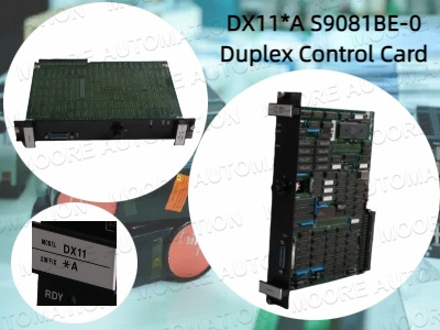 Yokogawa DX11*A S9081BE-0 Duplex Control Card Enables High-Reliability Industrial Control Systems