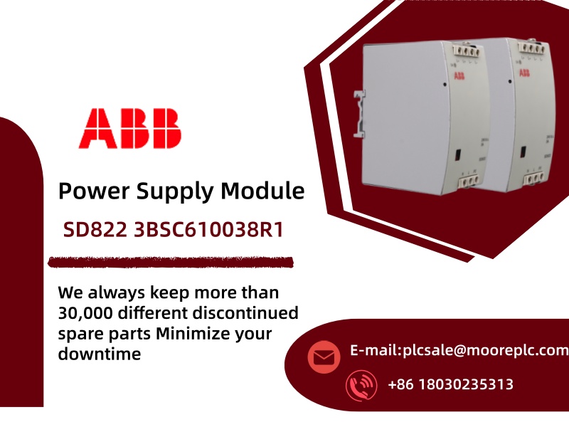 ABB SD822 Power Module: Reliable and Efficient Industrial Power