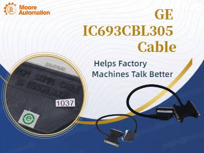 GE IC693CBL305 Cable: Helps Factory Machines Talk Better